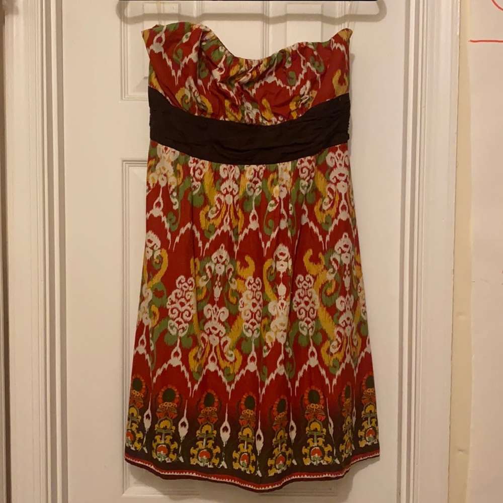 Strapless summer dress